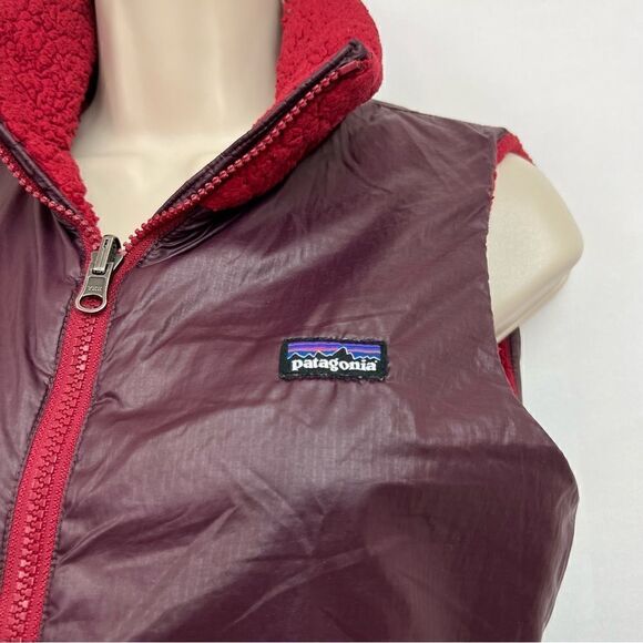 Patagonia Los Lobos burgundy reversible vest - Picture 9 of 16